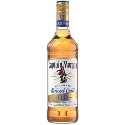Captain Morgan Spiced Alcohol Free 0% 0.7 l (holá láhev) – Zboží Dáma