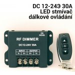 Neven Dálkový stmívač dimmer, DC 12-24V, 30A LED RF – HobbyKompas.cz