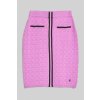 Dámská sukně Karl Lagerfeld Textured Classic Knit Skirt růžová