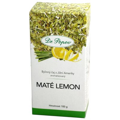 Dr.Popov Čaj Maté Lemon 100 g – Zboží Mobilmania
