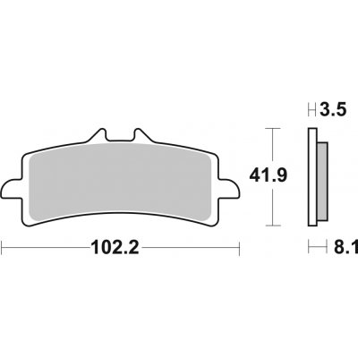 Sada brzdových destiček, vždy 4 kusy v sadě BREMBO 07BB37SA | Zboží Auto