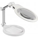 Lupa na stůl s led světlem 15x19x25 cm Varianta: bílá, Balení: 1 ks – Zboží Dáma