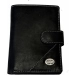 Pánská kožená peněženka DD D 501-01/B černá – Zboží Mobilmania