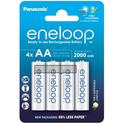 Panasonic Eneloop AA 2000mAh 4 ks 3MCDE/4BE – Hledejceny.cz