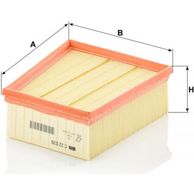MANN-FILTER Vzduchový filtr MANN C22026 (MF C22026) – Hledejceny.cz