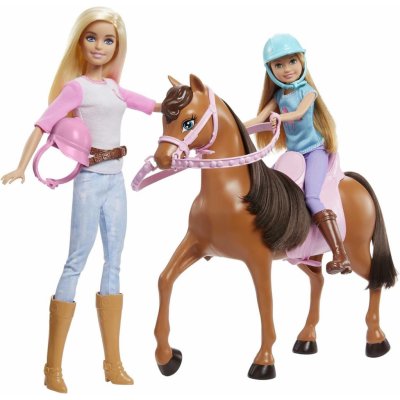 Barbie a Stacie s koněm GXD65
