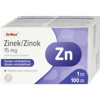 Dr. Max Zinek 15 mg 100 tablet – Hledejceny.cz