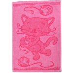 Profod Dětský ručník Cat pink 30 x 50 cm – Zboží Mobilmania