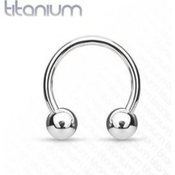 Šperky4U piercing podkova titan TIT1111-160833