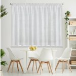 EUROFIRANY ZÁCLONA NA PÁSCE REBECCA 350X160 CM BÍLÁ – Hledejceny.cz