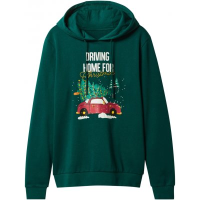 esmara Men vánoční mikina zelená – Zboží Dáma