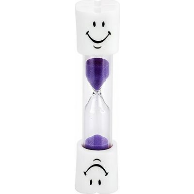 APT AG820 Přesýpací hodiny na čištění zubů, fialové – Zboží Dáma