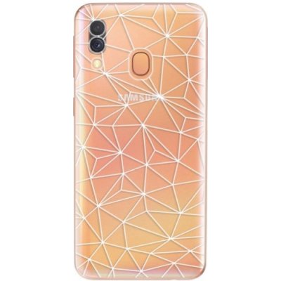 iSaprio Abstract Triangles 03 - white Samsung Galaxy A40 – Zbozi.Blesk.cz