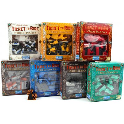 Asmodee Ticket to Ride: 20th Anniversary Deluxe train – Zboží Živě