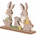 Zajíčci velikonoční, dřevěná dekorace KLA716 L – Zboží Dáma