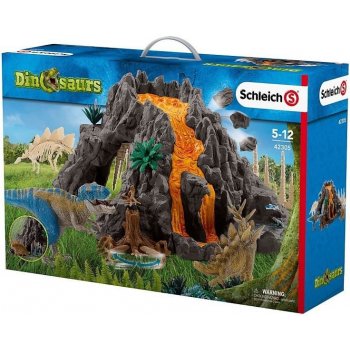 Schleich Dinosaurs Giant volcano with T-rex