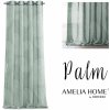 Záclona Závěs AmeliaHome Palm I zelený, velikost 140x270
