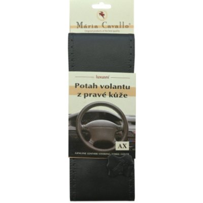 Compass Potah volantu omotávací z pravé kůže AX černý, amMC097 | Zboží Auto