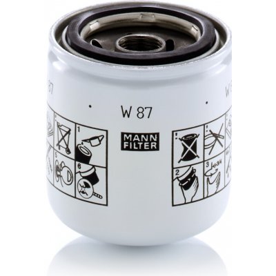 Olejový filtr MANN-FILTER W 87 (W87) – Zboží Mobilmania