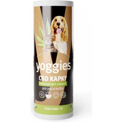 Yoggies CBD kapky 3,2 % olej pro psy a kočky 30 ml – Zbozi.Blesk.cz