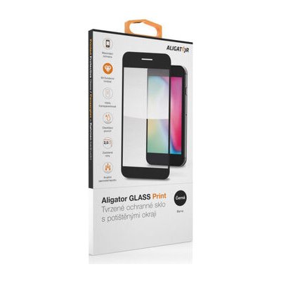 Aligator ochrana displeje Glass Print Infinix Hot 30 / černá GLP0224 – Zboží Živě