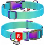 Waudog Nylon collar with QR code for gradient dog – Hledejceny.cz
