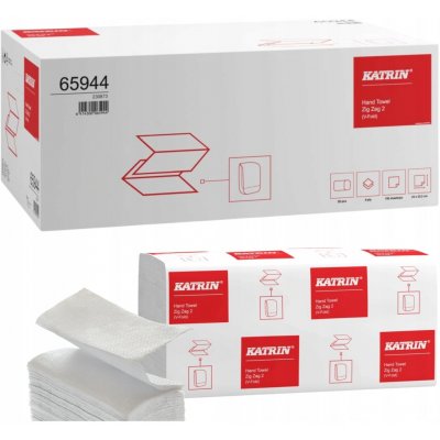 Katrin Classic ZZ dvouvrstvé 65944 bílé 3000 ks – Zbozi.Blesk.cz