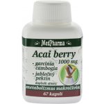 MedPharma Acai berry 1000 mg + garcinia cambogia + jabl. pektin 67 kapslí – Hledejceny.cz