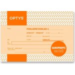 Optys 1093 Pokladní doklad A6 samopropisovací 100 listů – Sleviste.cz