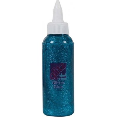 West Desing Třpytivé lepidlo 120ml nebesky modré – Zboží Dáma