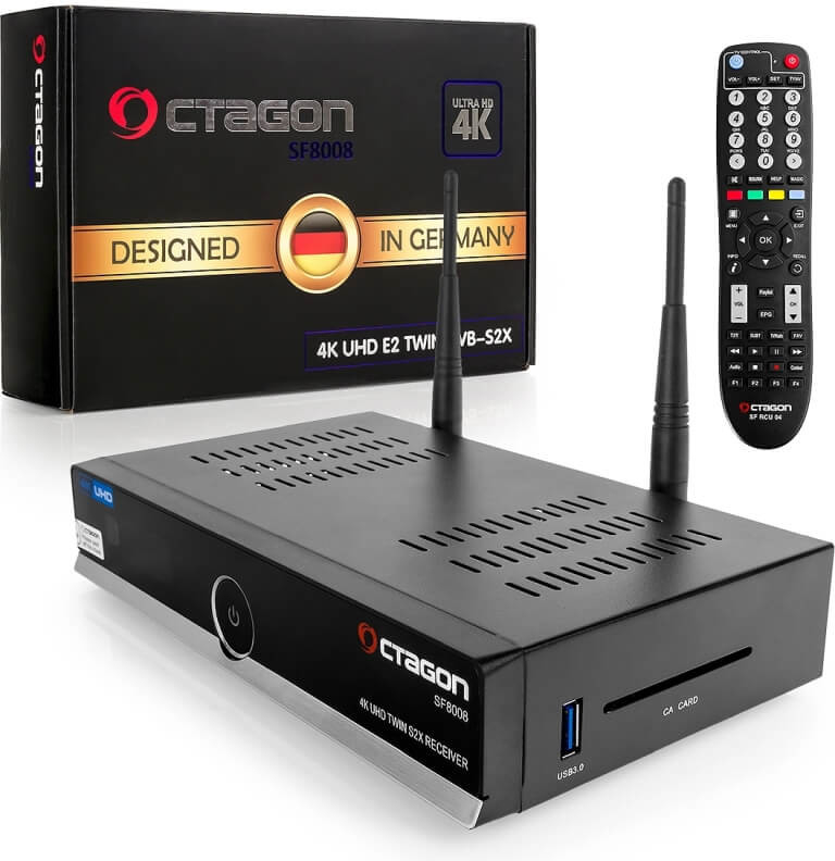 Octagon SF8008 4K UHD E2 DVB-S2X TWIN