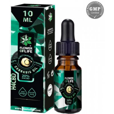 PLANT OF LIFE H4CBD Kokosový olej s H4CBD 20% 10 ml