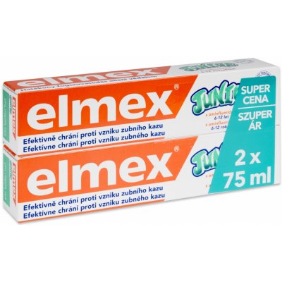 Elmex Junior 12 let duopack zubní pasta 2 x 75 ml – Zboží Mobilmania