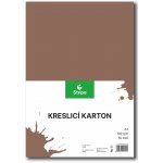 Stepa Kreslící karton A4 50ks 180g hnědý – Sleviste.cz