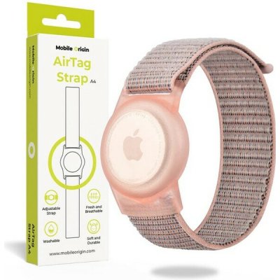 Airtag náramek Mobile Origin AirTag Strap Pink (FRL-ATSTR-PNK) – Sleviste.cz