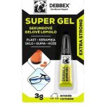 Debbex Sekundové gelové lepidlo SUPER GEL 3 g – Hledejceny.cz