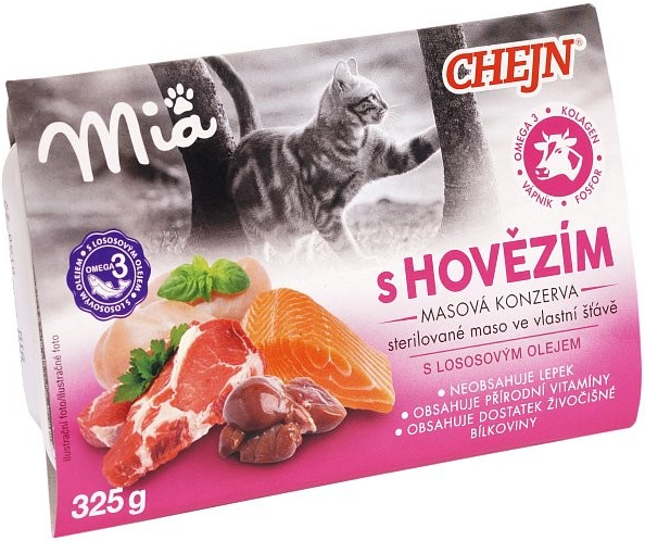 Chejn MIA hovězí 12 x 325 g