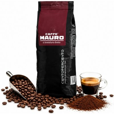 Caffé Mauro Centopercento 1 kg – Hledejceny.cz