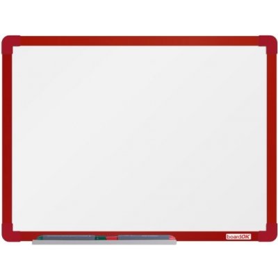 BoardOK tabule email 60 x 45 cm červený rám – Zboží Mobilmania