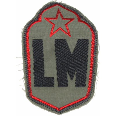 ČSSR Nášivka LM Lidové milice polní – Zboží Dáma