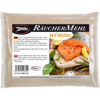 Saenger Bukové piliny na uzení Räuchermehl, 500g – Zboží Mobilmania