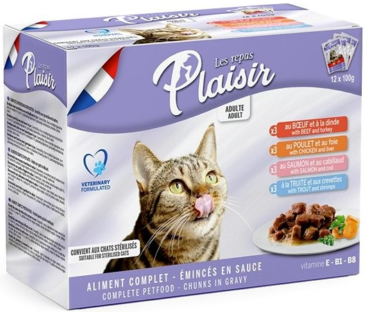 Plaisir cat Mix 12 x 100 g