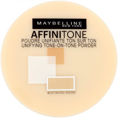 Maybelline New York Affinitone Tone-on-Tone pudr 03 Light Sandbeige 9 g – Zbozi.Blesk.cz