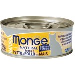 Monge Natural Cat tuňák & kuře & kukuřice 80 g – Zboží Mobilmania