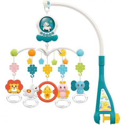 Bavytoy Hudební kolotoč tyrkysový – Zboží Mobilmania