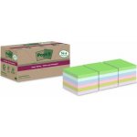 Bločky samolepicí Super Sticky Post-it® recyklované, různé barvy, 76×76 mm, 18 bloků – Hledejceny.cz