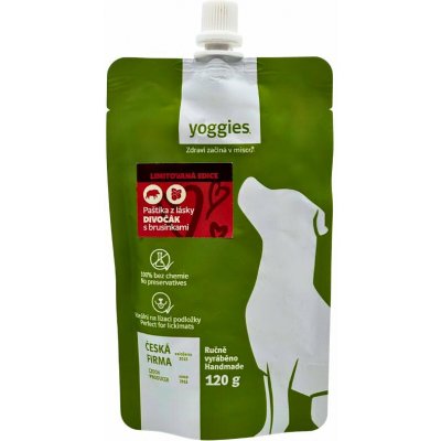 Yoggies Paštika z lásky Divočák s brusinkami 120 g – Zboží Mobilmania