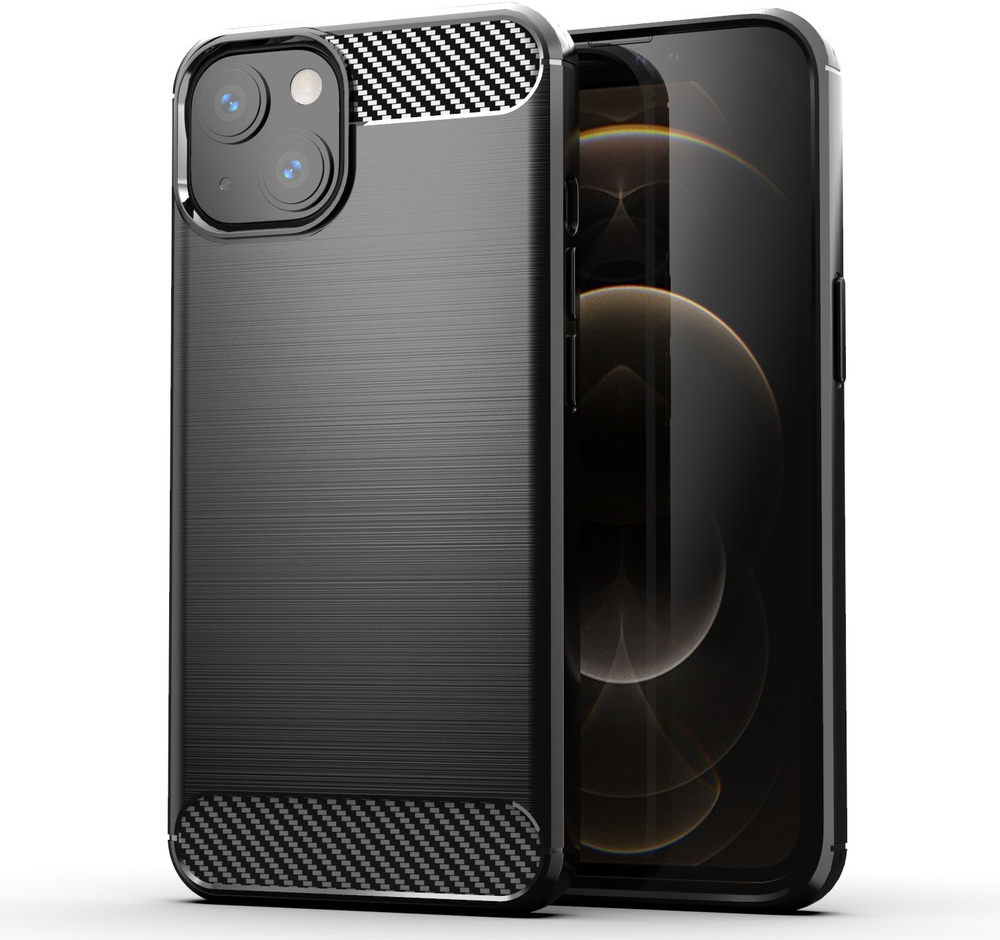 Pouzdro Forcell CARBON Case iPhone 13 mini černé