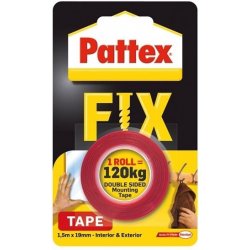 Pattex Fix Montážní páska oboustranná 19 mm x 1,5 m