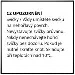 GoDan Narozeninová svíčka na dort 1 metalická zlatá 8 cm – Hledejceny.cz